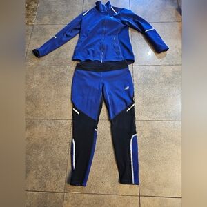 New Balance Women's Cold Weather Running Suit - Jacket and Pants Set - Size 12